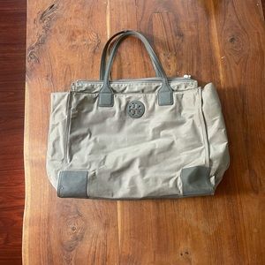 Tory Burch Gray Tote Bag